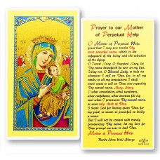 Perpetual Help Holy Card